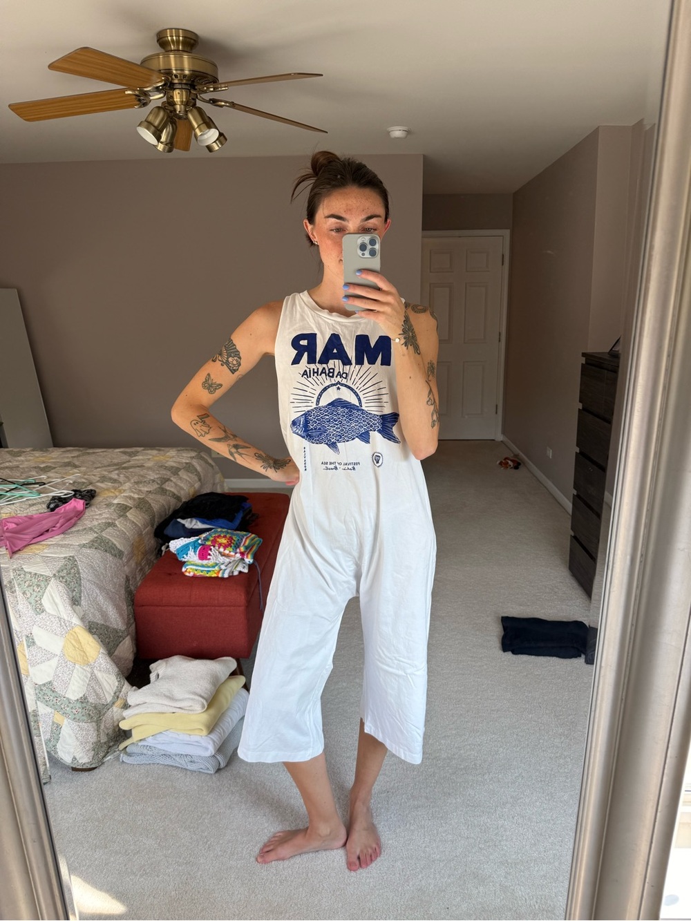 Farm Rio Cotton Jumpsuit